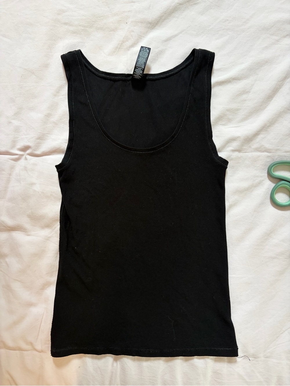 Black skims tank top